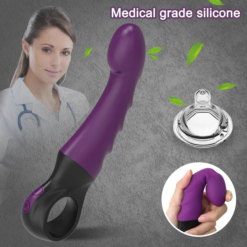 Silicone Dual Vibration G-Spot Rabbit Vibrator-3