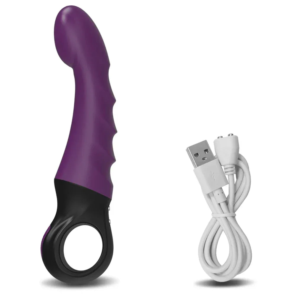 Silicone Dual Vibration G-Spot Rabbit Vibrator-5